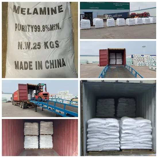 Melamina 99,5% 99,8% resina em pó branco [matérias-primas químicas]